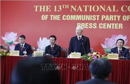 Họp báo công bố kết quả Đại hội XIII của Đảng